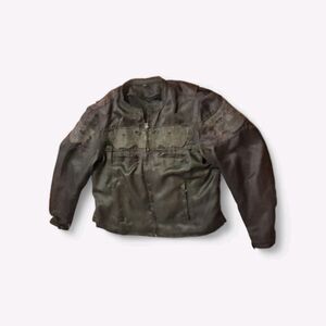 Milwaukee Mens Textile Nylon Jacket XXL Black Reflective Skull Conceal Weapon